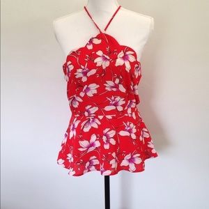 NWT Monteau Las Angeles Sleeveless Blouse Size L